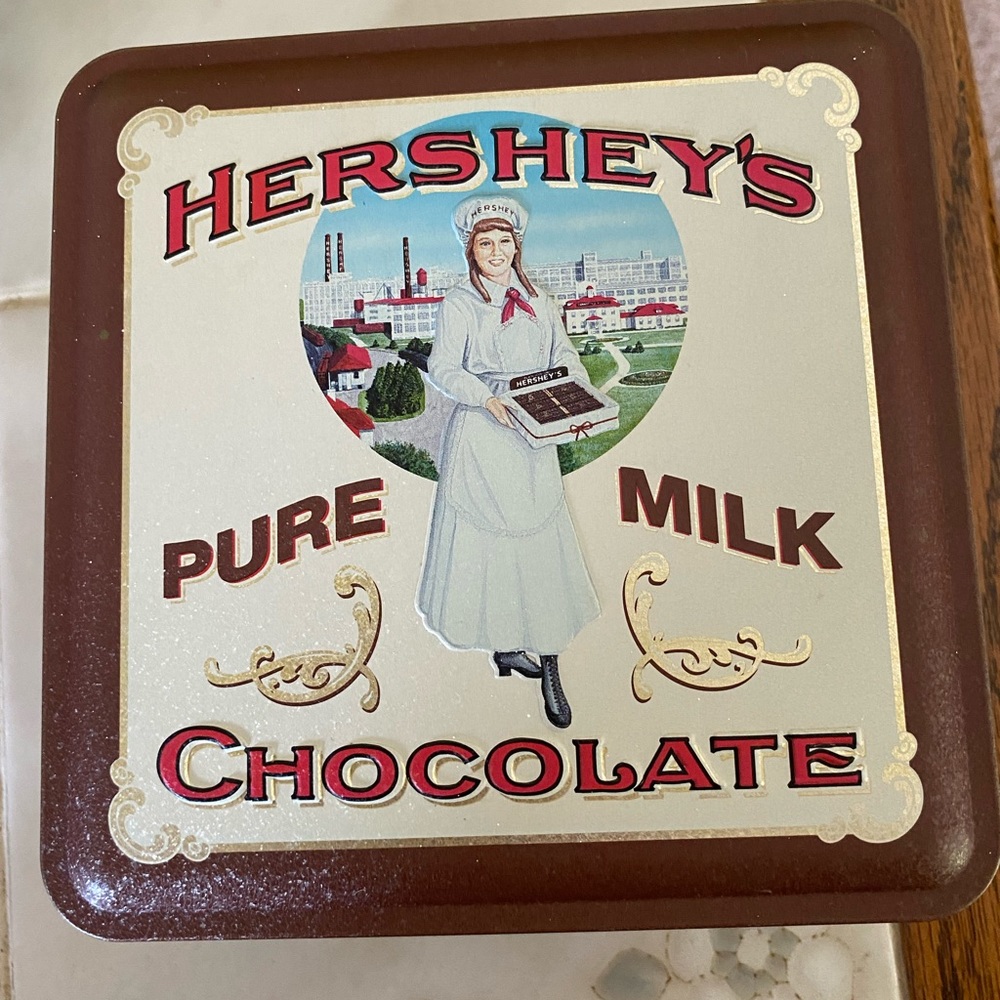 Rare vintage Hershey’s pure milk chocolate vintage edition number 2 1992 tin